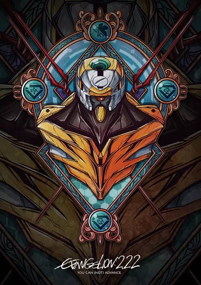 极限挑战绘制eva新世纪福音战士零号机