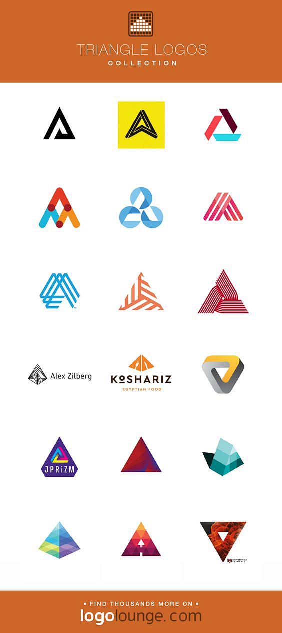 标志集合三角矢量标志设计几何形状三点箭头logotriangle
