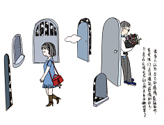 西米_鹿采集到西米鹿的插画本子