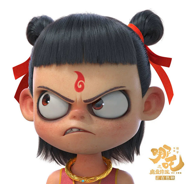 《哪吒》登顶中国动画电影票房冠军!惊艳海报