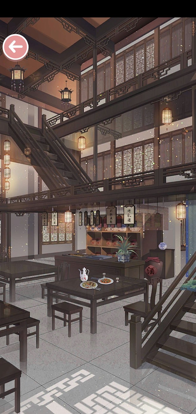 转采于2022-01-26 19:41:52奇迹暖暖 云端长街 醉月楼场景六祁该采集