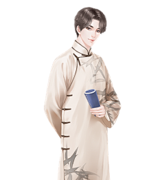 雨果作品集采集到男频人物免抠