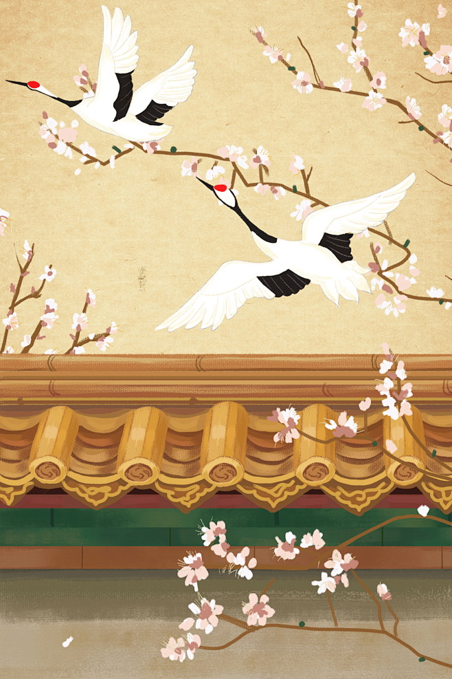 中国风国潮插画