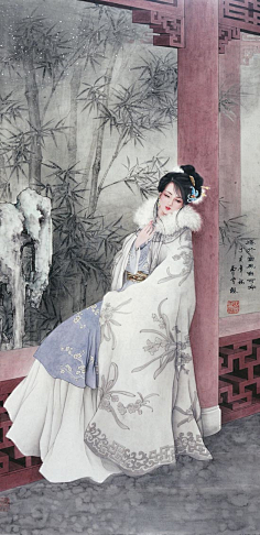 古风 工笔 国画(人物)