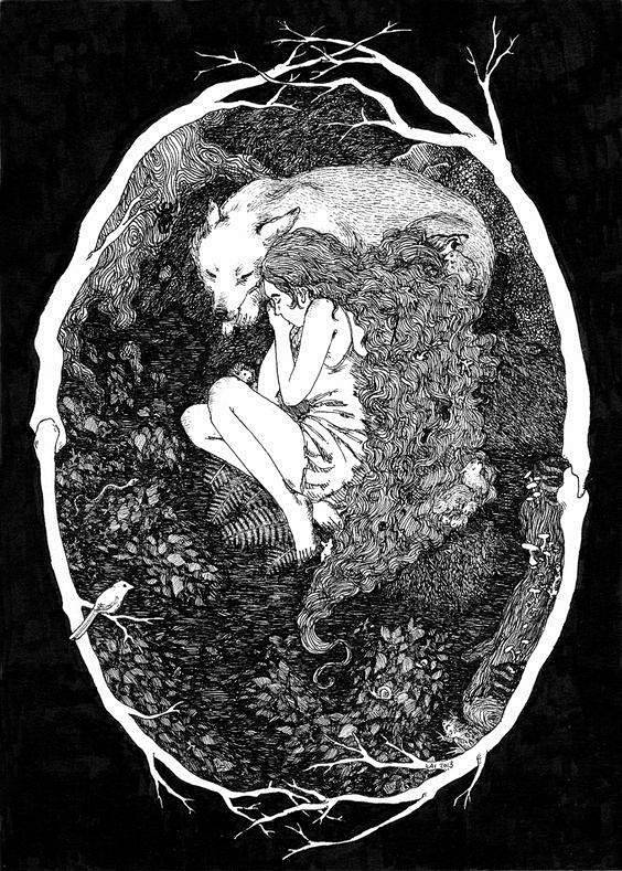 楼惊霄采集到绘画-插画