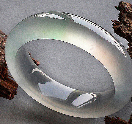 白翡翠玻璃种手镯