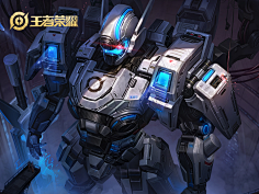 白_夜采集到王者荣耀人设壁纸