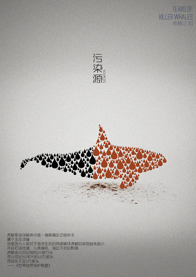 海洋污染保护鲸鱼