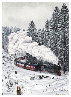 兔子阿姨采集到插画-景