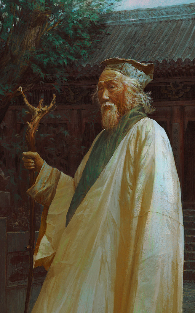 道士系列1人物练习feishuai材料来自清末老照片非常喜欢