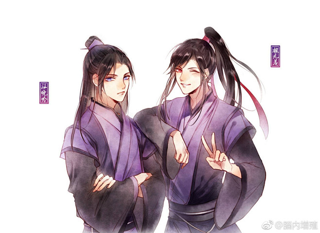 魔道祖师同人手绘脑内增殖绘