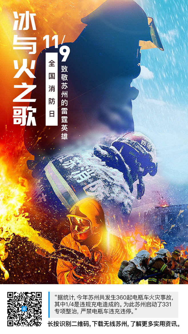 119消防日海报
