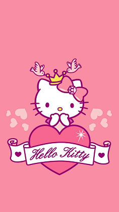 Kitty壁纸 花瓣网 陪你做生活的设计师 Ne6 Plus Wallpaper Wechat 微信背景壁纸个性简约艺术设计锁屏待机主题桌面hello Kitty