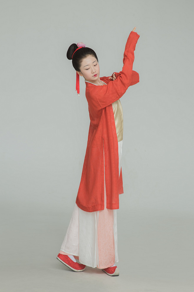 南宋风格褙子套装秾花淘宝网