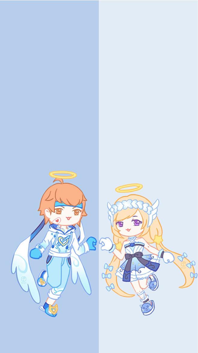 王者荣耀大乔孙策猫狗日记星元情侣聊天背景cp半次元微博wish月