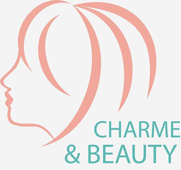理发店logo图标高清素材logo设计医疗美容女性侧脸女性侧颜理发店美容