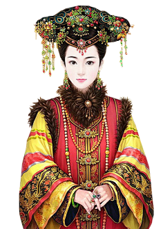云深封面采集到清装美女