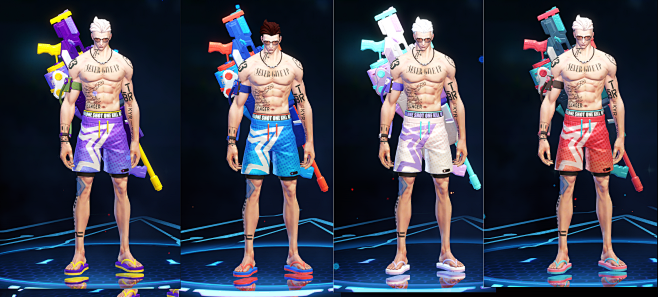 wj战区全英雄全皮肤三视图手动截图合集