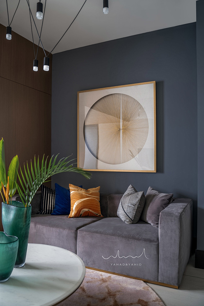 黎秋辰暮霭蓝岛小户型精装房软装改造室内设计拓者设计吧