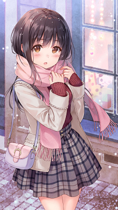 我家毛团怎么了~采集到二次元少女
