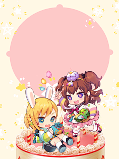 Aidqrz采集到Q版底图