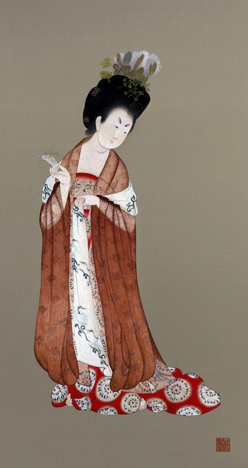 唐代绘画代表人物图片
