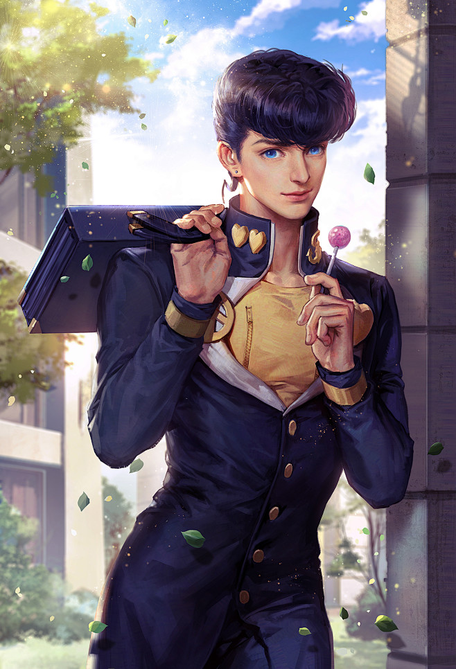 jojo# 東方仗助 放學一起回家吧?