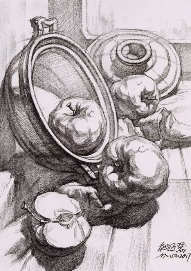结构素描静物静物结构静物结构素描图片静物结构图片静物设计素描结构