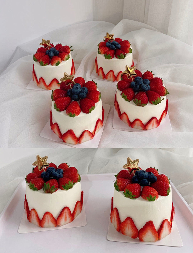 4寸草莓蛋糕 : 草莓季 颜值担当
