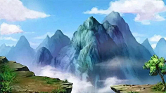 花玴采集到仙侠场景