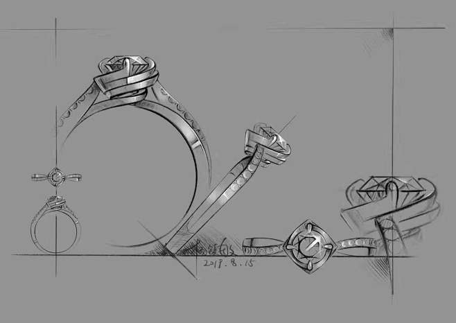 杨镇敏作品钻戒设计