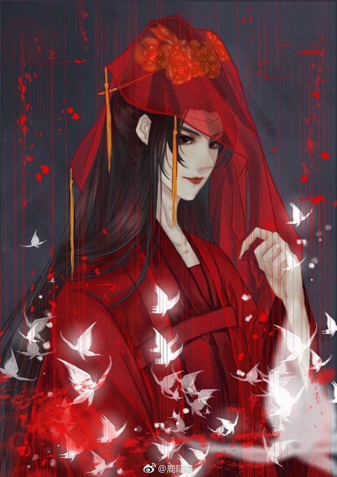 谢怜#天官赐福#墨香铜臭 婚服怜.