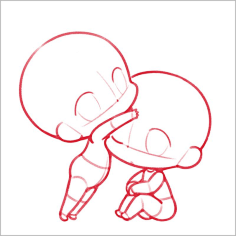 画画的小虎哥哥采集到Q版画法