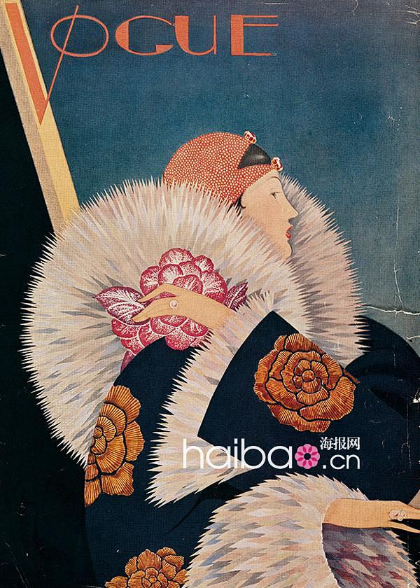 早期英国版vogue杂志手绘插画欣赏1图服装服饰服装服饰服装网服装加盟