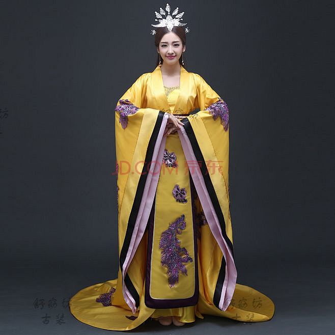 时光叙武媚娘影视剧同款古装唐朝皇帝皇后妃子武则天服装拖尾皇后服装