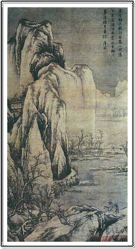 风流才子唐伯虎山水画作品选经典