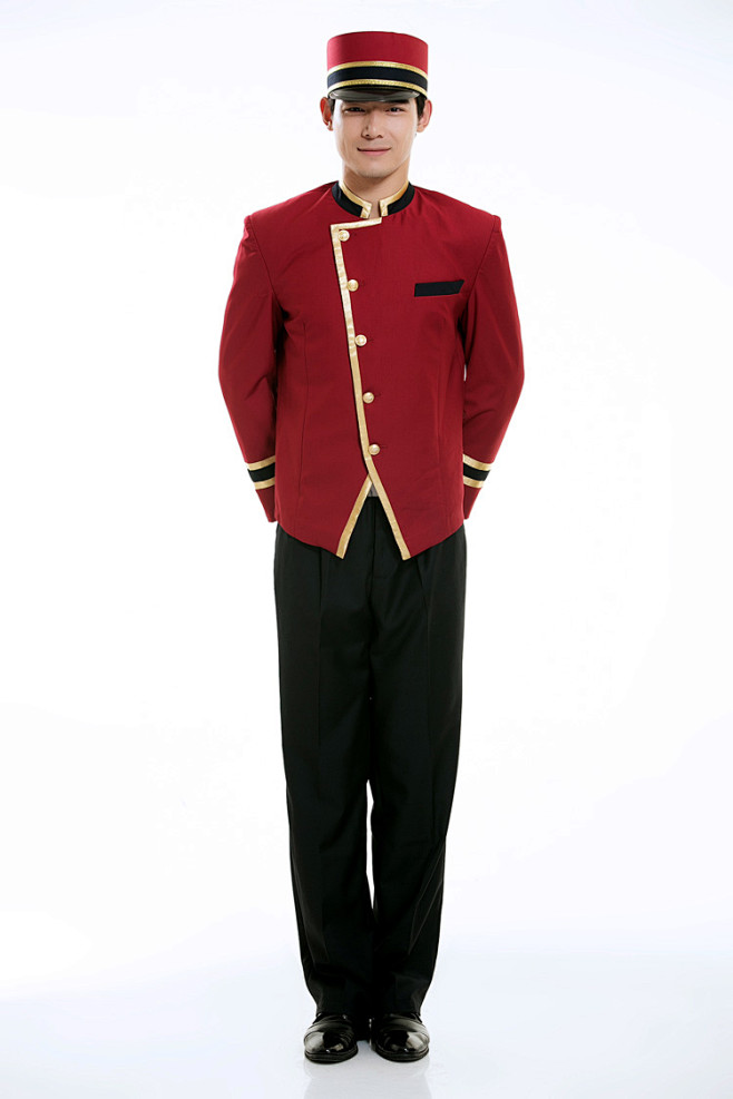 酒店门童保安服秋冬装男物业售楼保安服长袖礼仪服装高档迎宾服淘宝网