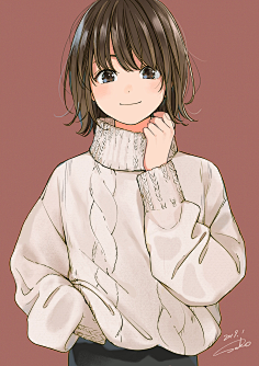 penciloh采集到二次元女纸