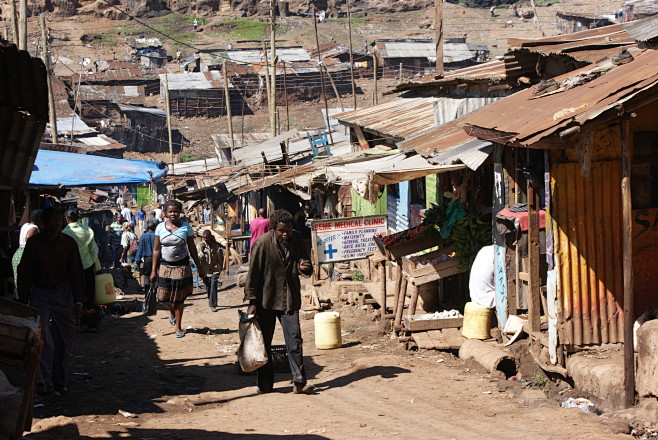 slums in nairobi, ke.
