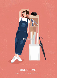 走尺采集到海报插画