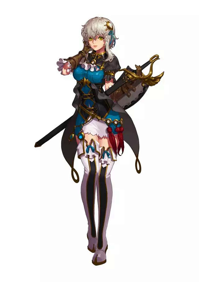 dnf韩服画师韩国概念设计师mlind作品欣赏