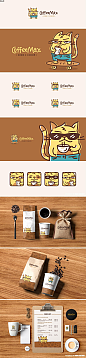 咖啡公司logo/咖啡厅vi设计/卡通咖啡标志设计欣赏,卡通咖啡logo设计欣赏，咖啡公司vi设计欣赏，咖啡品牌-来源于品牌设计网