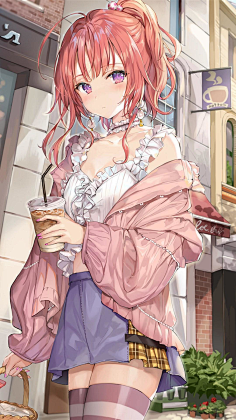 我家毛团怎么了~采集到二次元少女