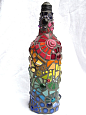 Rainbow Mosaic Bottle