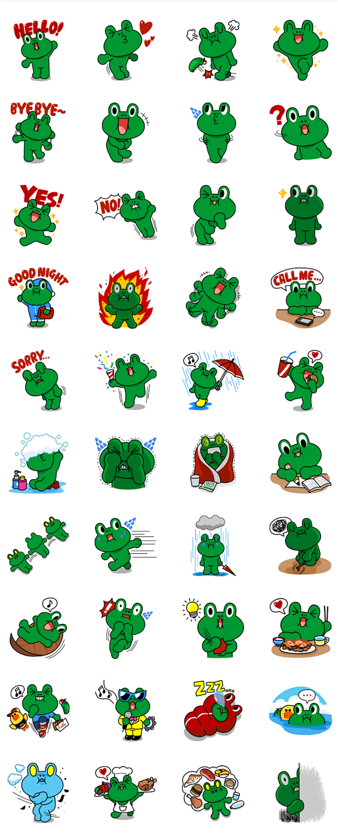 me 蛙里奥(特别版) - 官方贴图 store.line.me