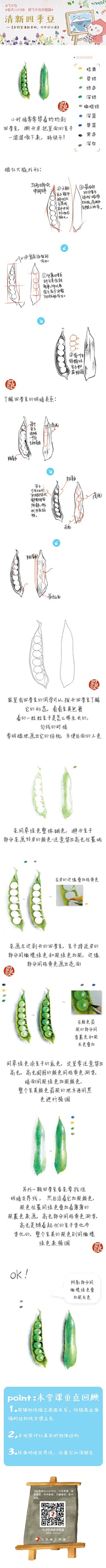 瑾喻采集到彩铅教程(静物)