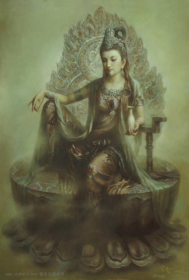 曾浩油画