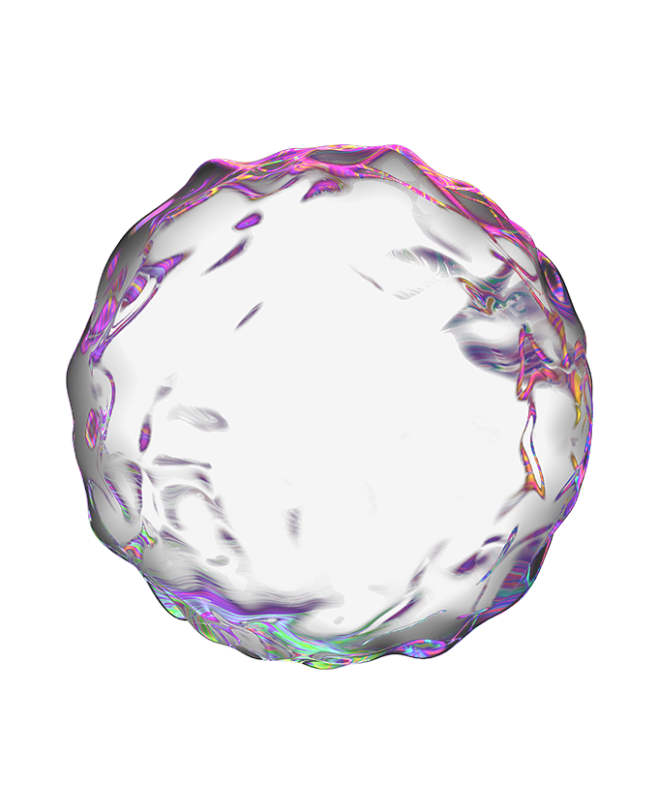 高清逼真透明彩色气泡水泡肥皂泡泡png素材