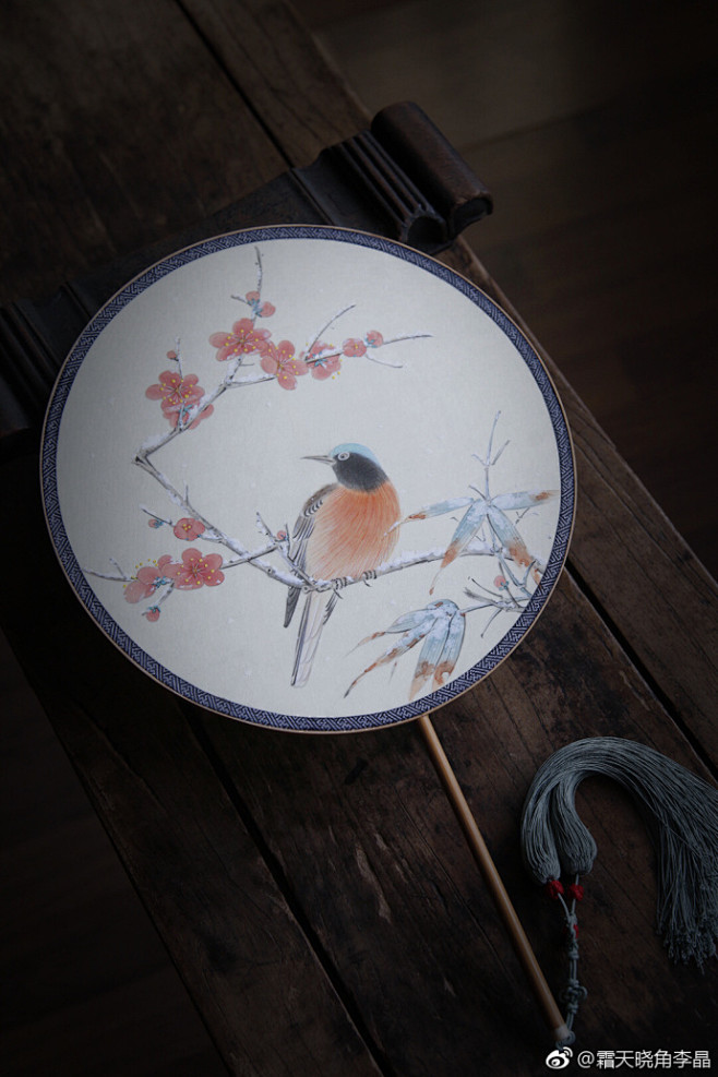 团扇元日梅艳昔年妆九款昔日所做梅花题材团扇缂丝刺绣手绘金银各种