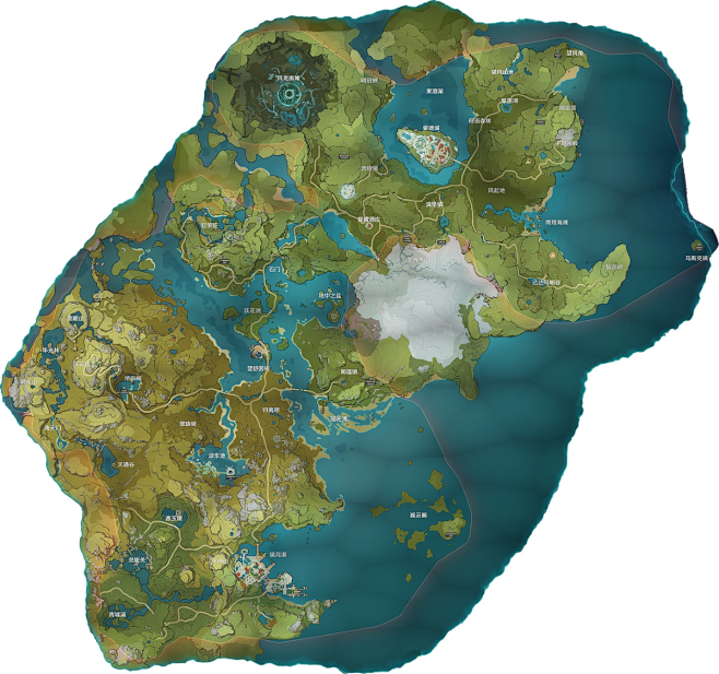 原神-游戏地图map